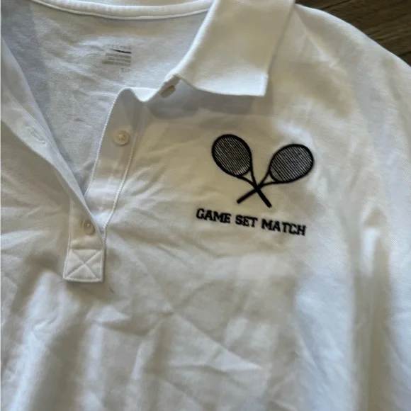 SOLD✨AERIE offline cropped polo top 🤍 - Picture 9 of 12